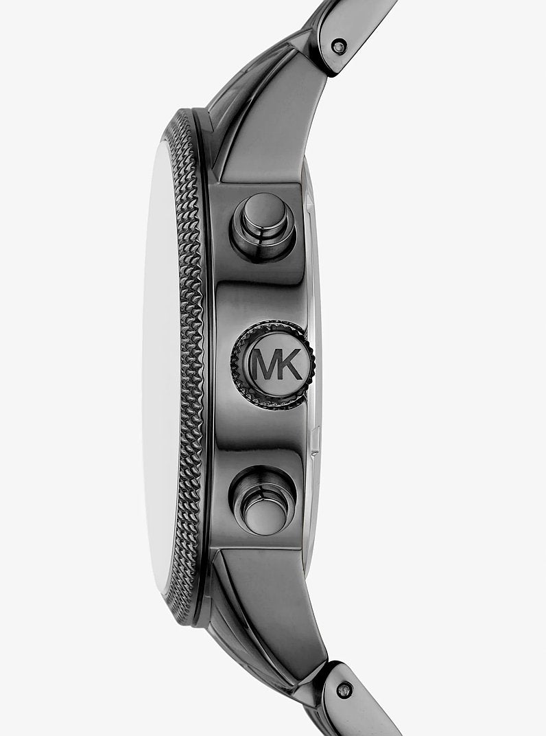 Oversized Hutton Gunmetal Watch Gunmetal Gunmetal