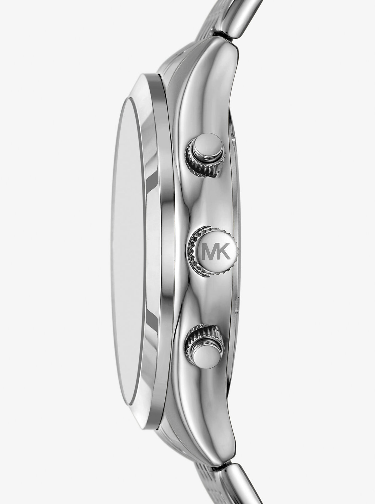 Oversized Aspyn Silver-Tone Watch Silver Silver