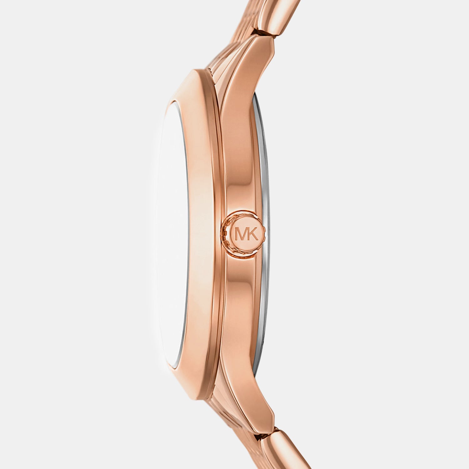 Michael Kors Women Quartz Rose Gold Dial Analog Stainless Steel Watch Mko1216
