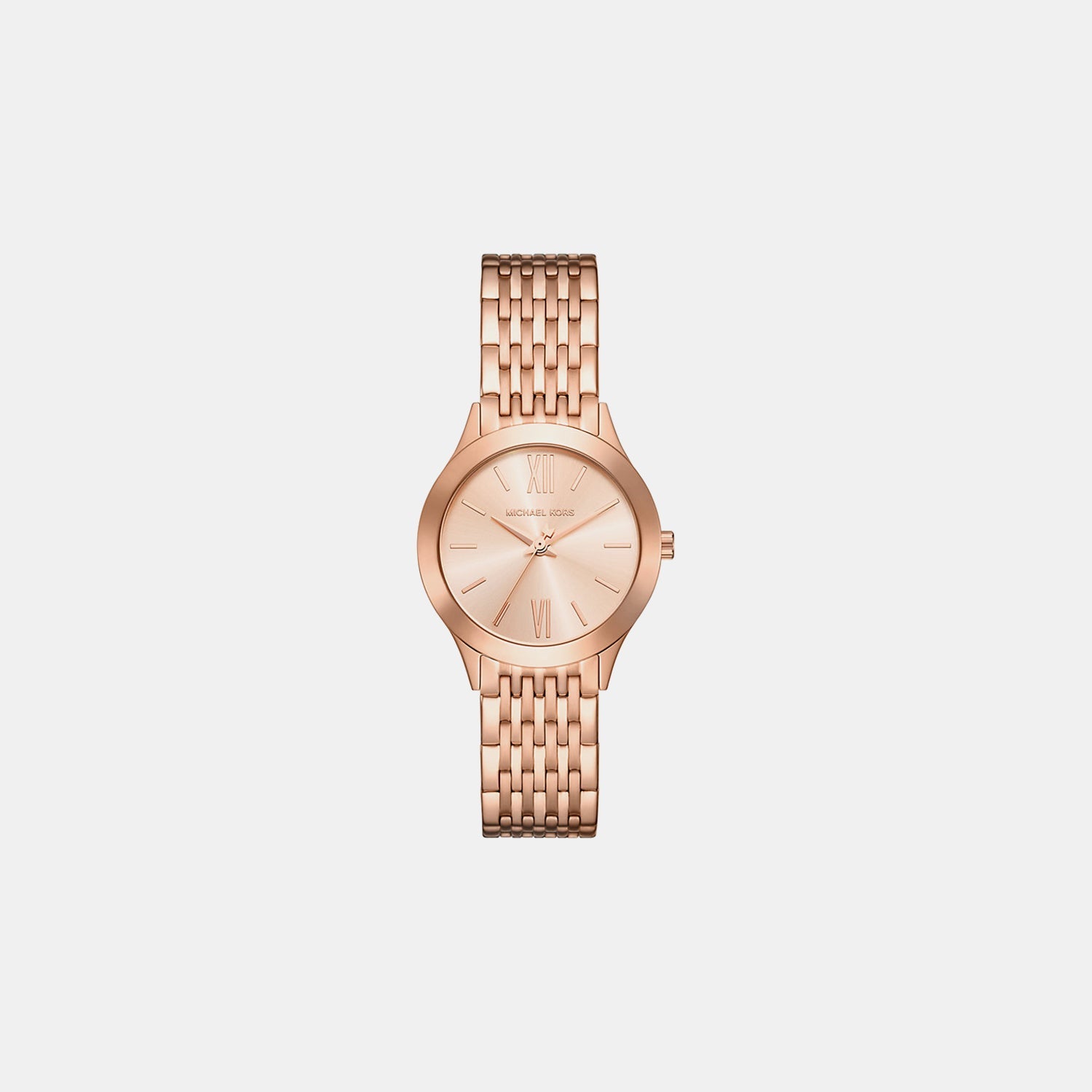 Michael Kors Women Quartz Rose Gold Dial Analog Stainless Steel Watch Mko1216