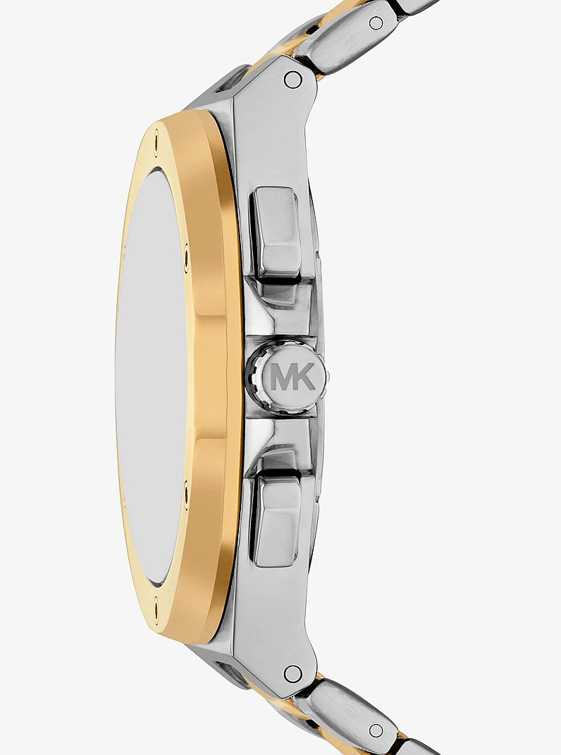 Oversized Lennox Two-Tone Watch Two Tone Two Tone