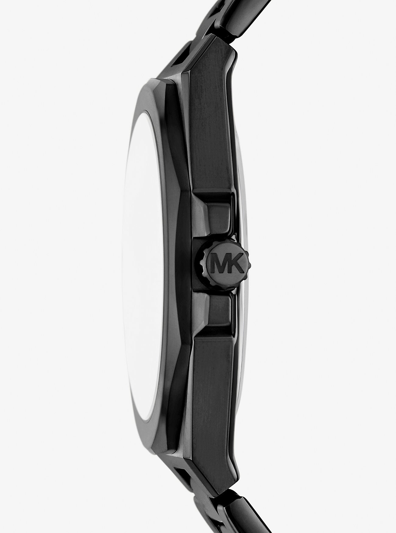 Oversized Callum Black-Tone Watch Black Black