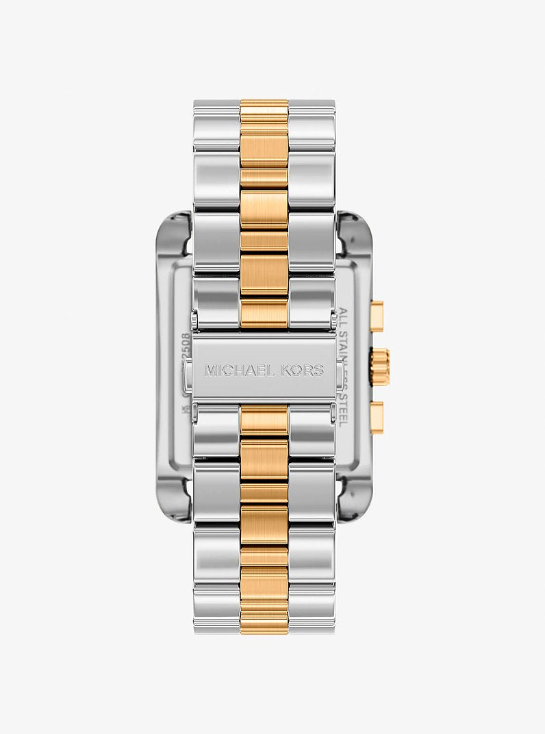 Oversized Monroe Two-Tone Watch Two Tone Two Tone