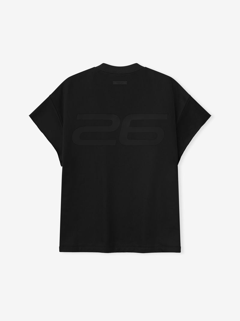 Essentials Satin Fleece 90S Muscle Tee Vintage Black