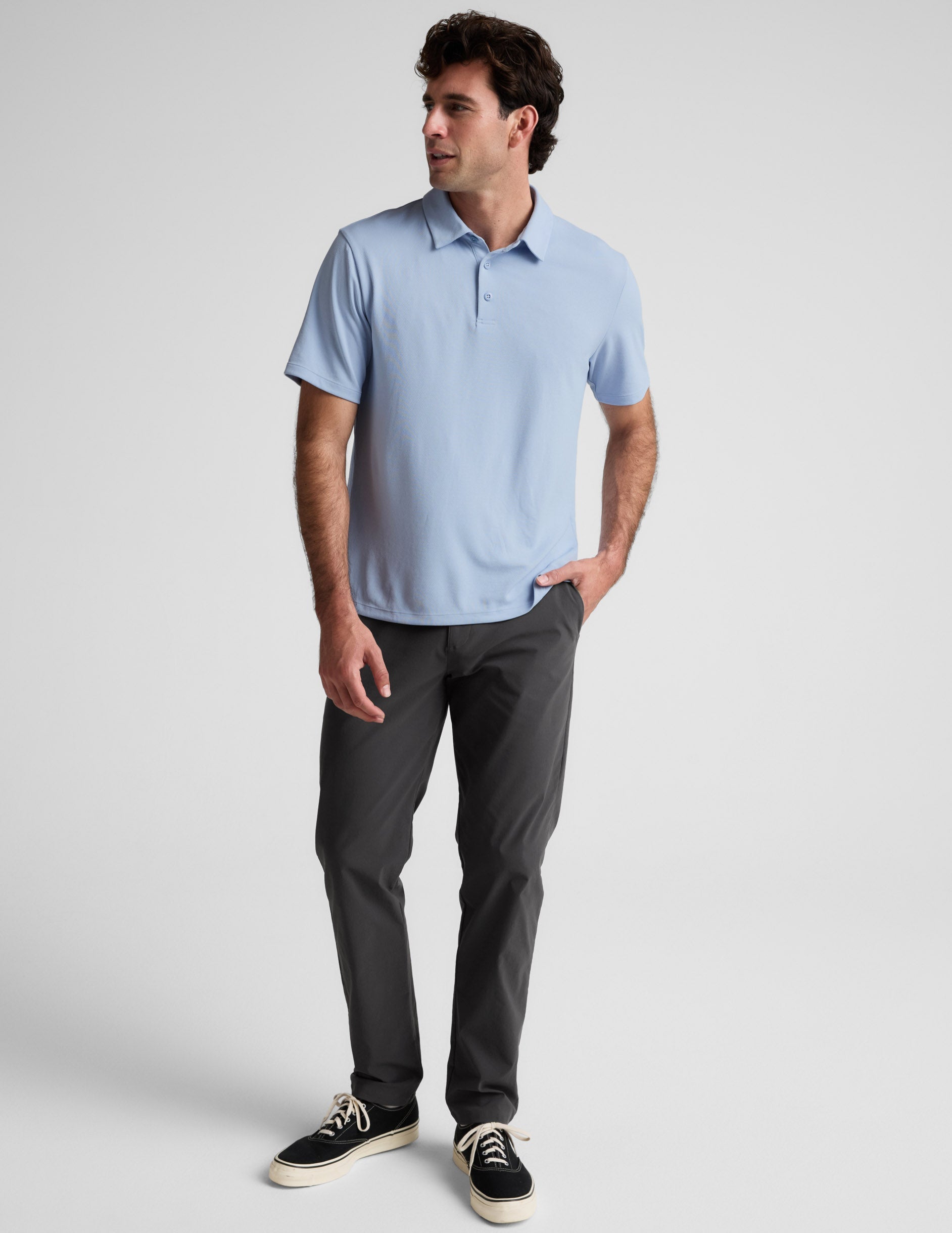 Beyond Yoga All In Active Mens Polo