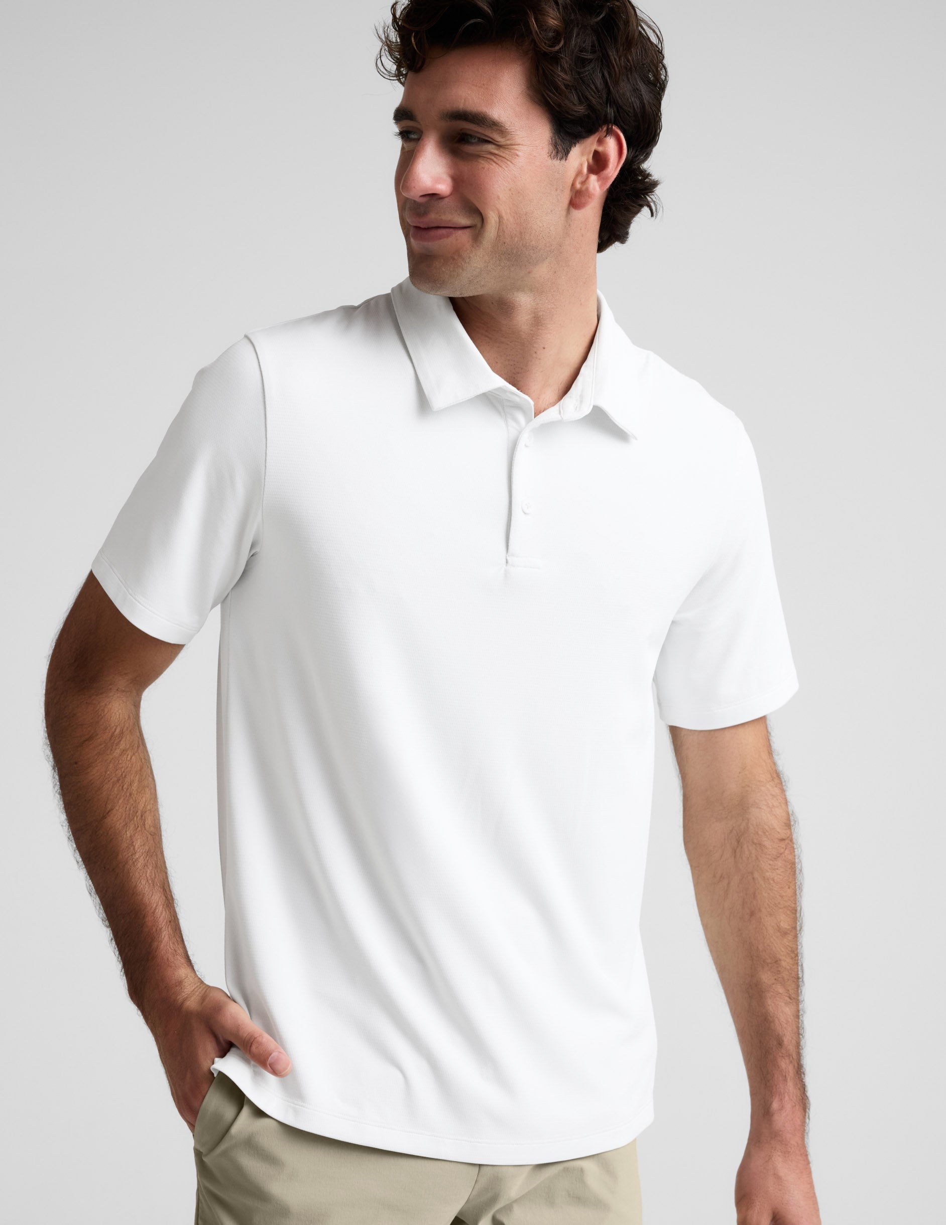 Beyond Yoga All In Active Mens Polo
