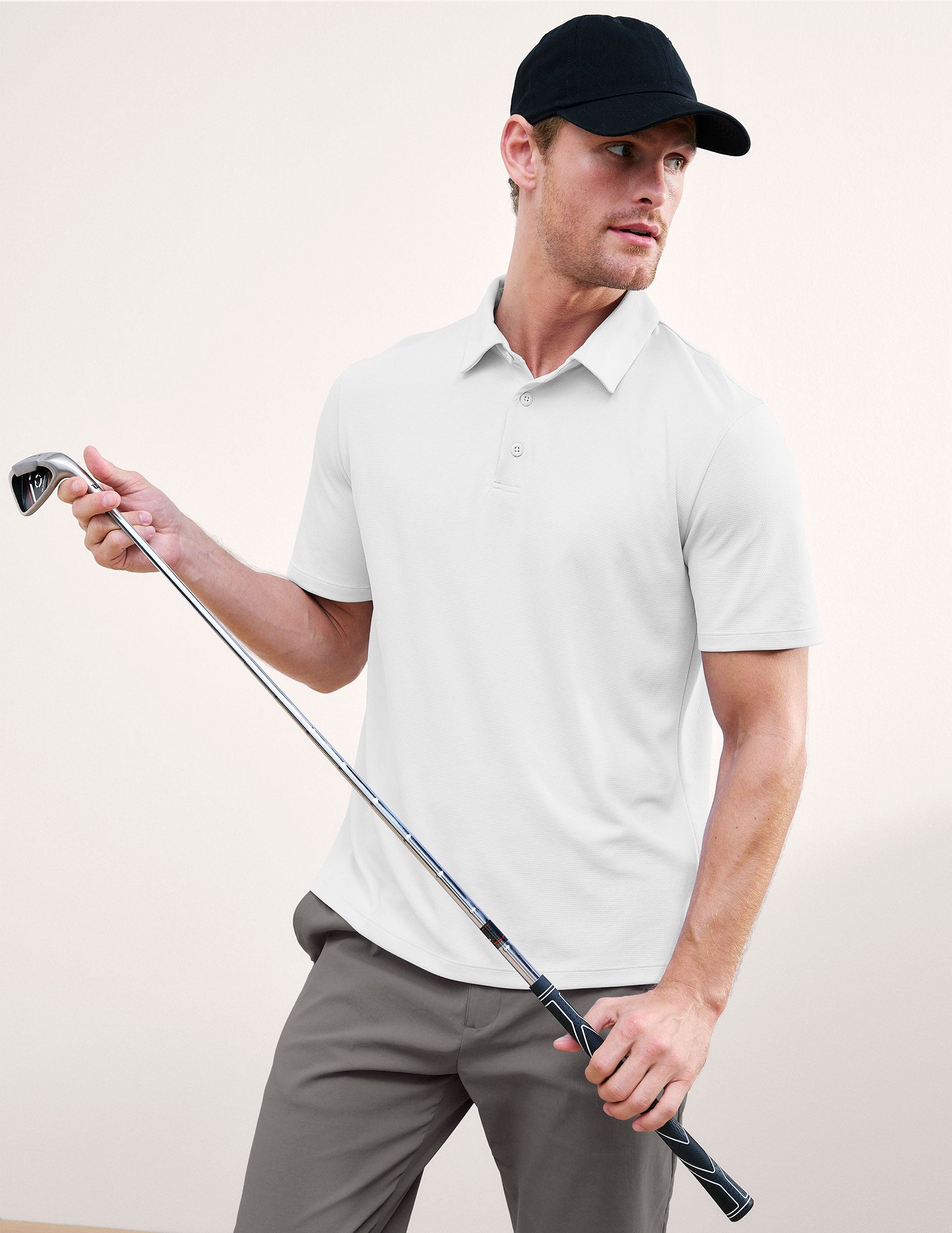 Beyond Yoga All In Active Mens Polo
