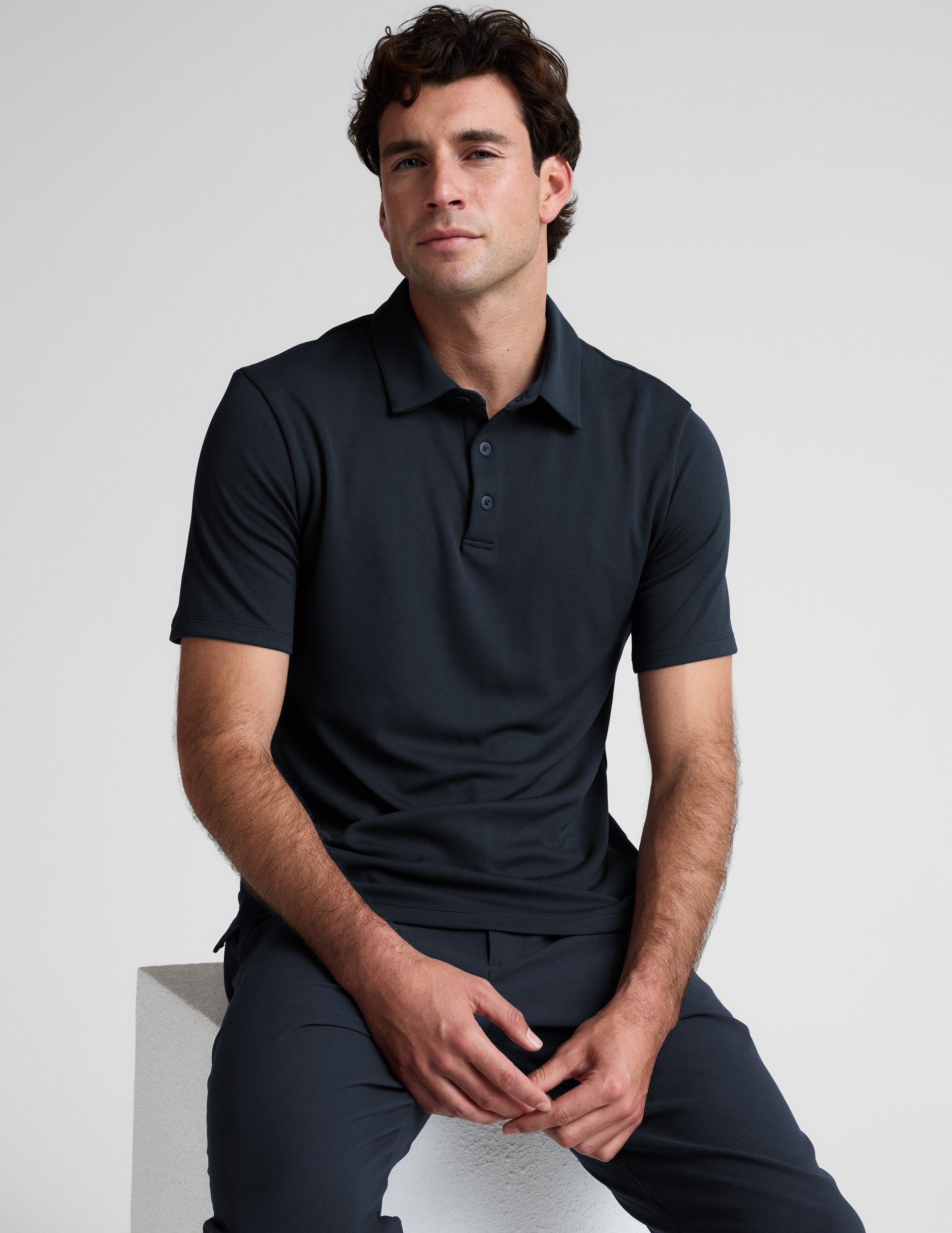Beyond Yoga All In Active Mens Polo