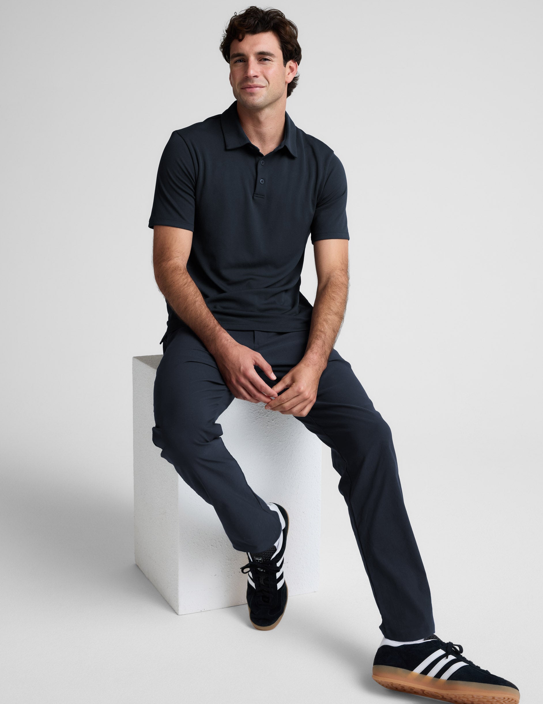 Beyond Yoga All In Active Mens Polo