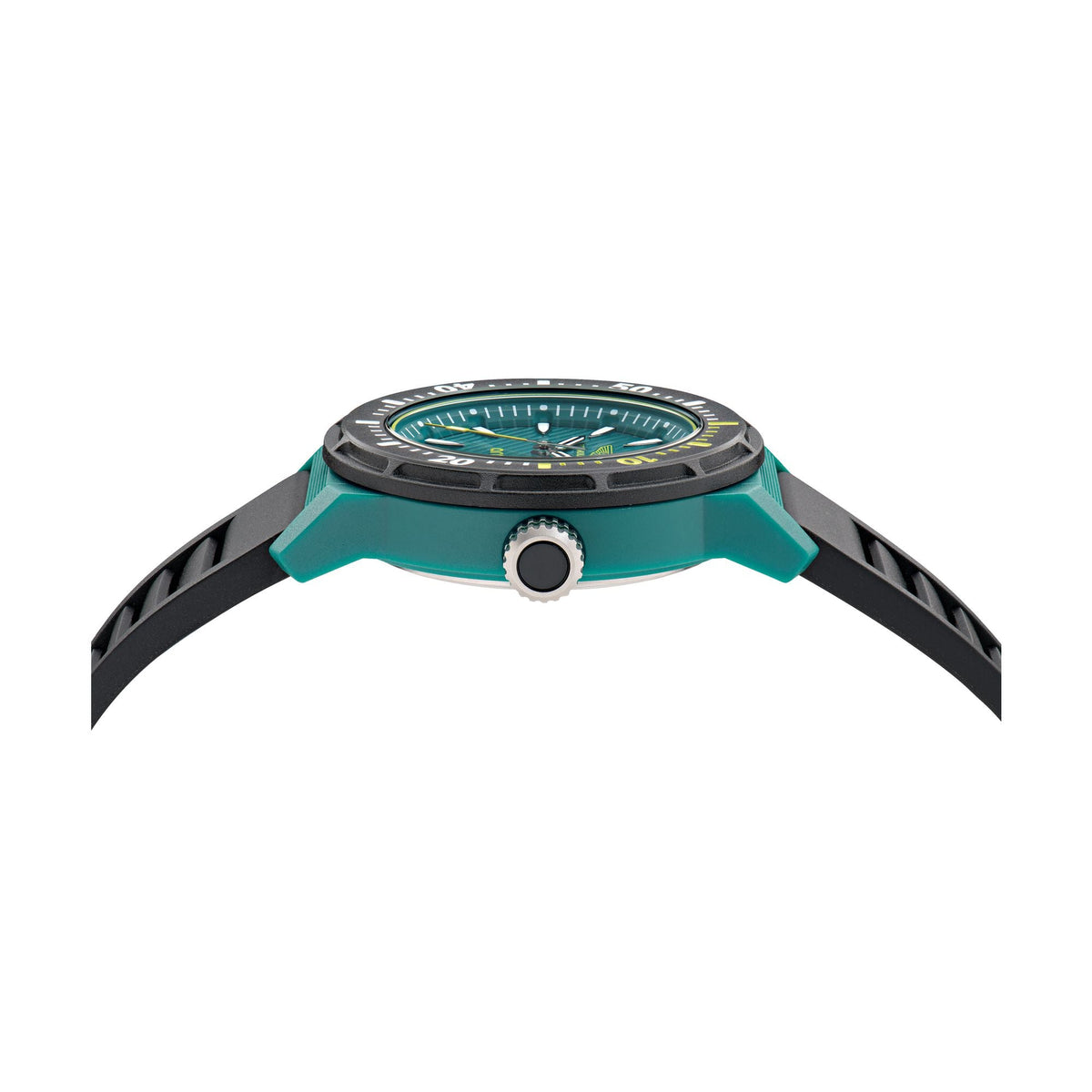 Aston Martin Green Round Dial Analog Men's Watch MTFK1F50243