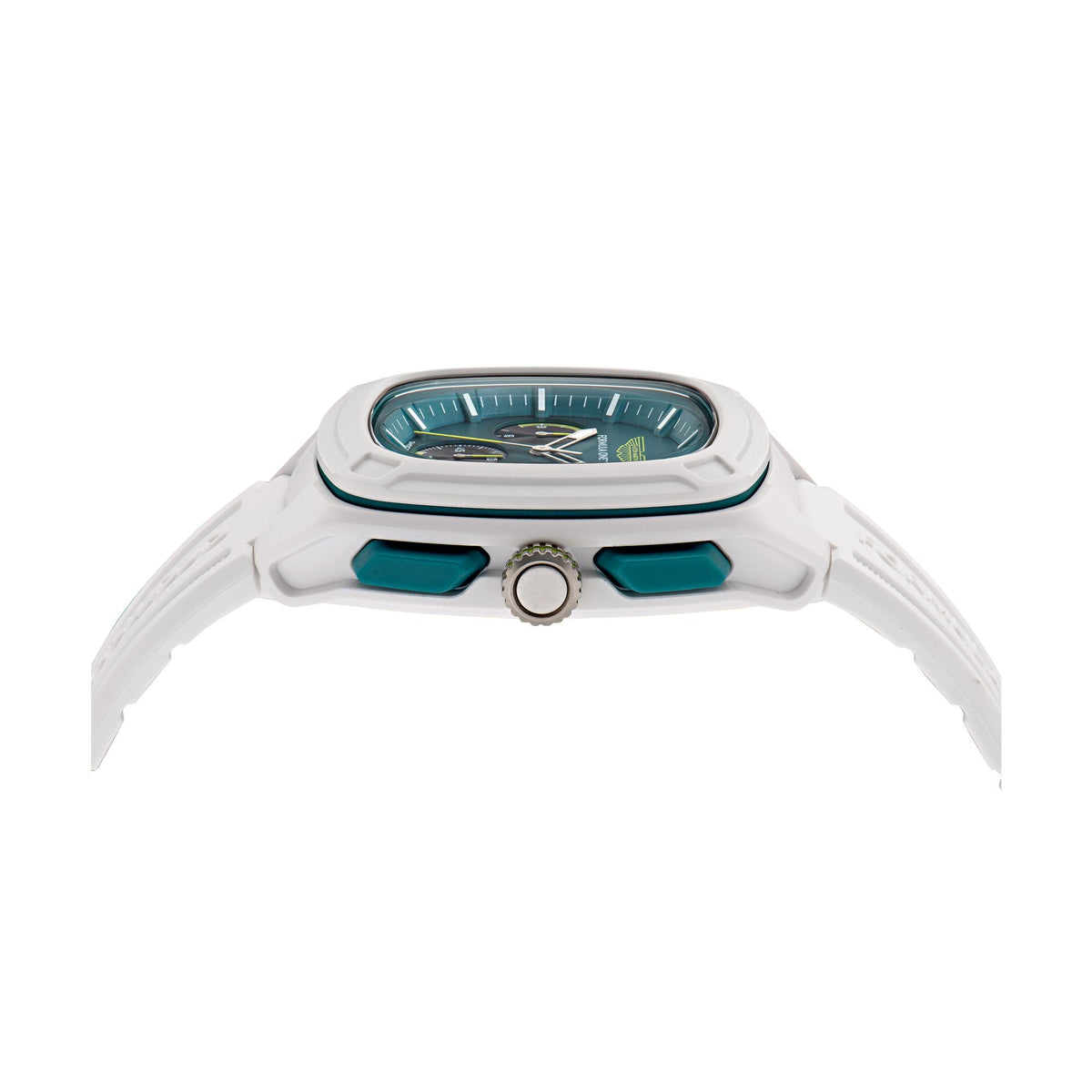 Aston Martin Green Square Dial Analog Men's Watch MTFO1F50243