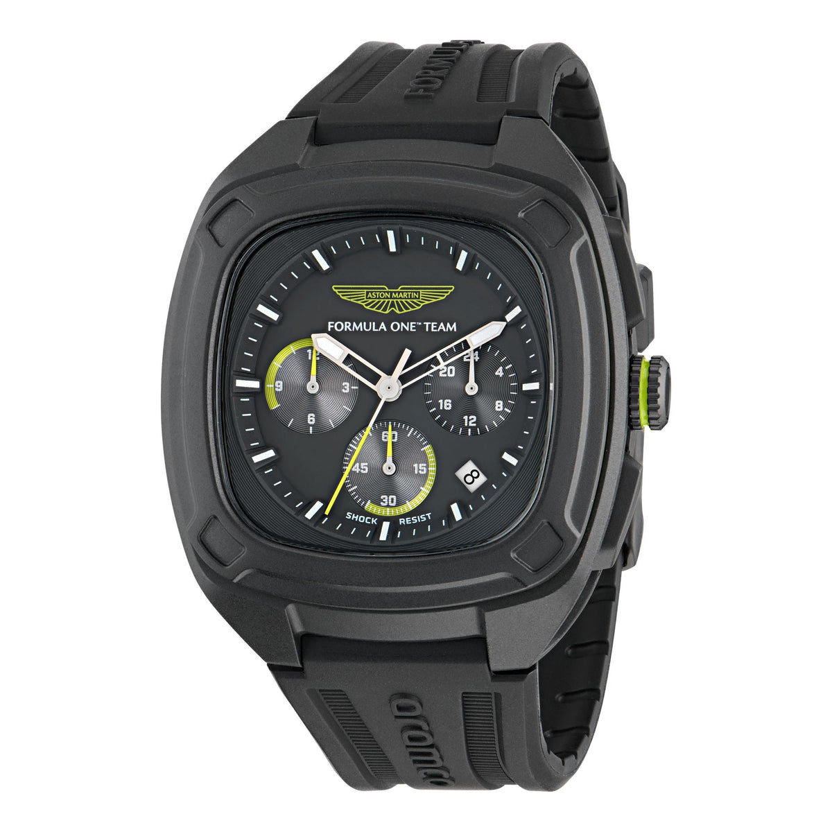 Aston Martin Black Square Dial Analog Men's Watch MTFO1F50543