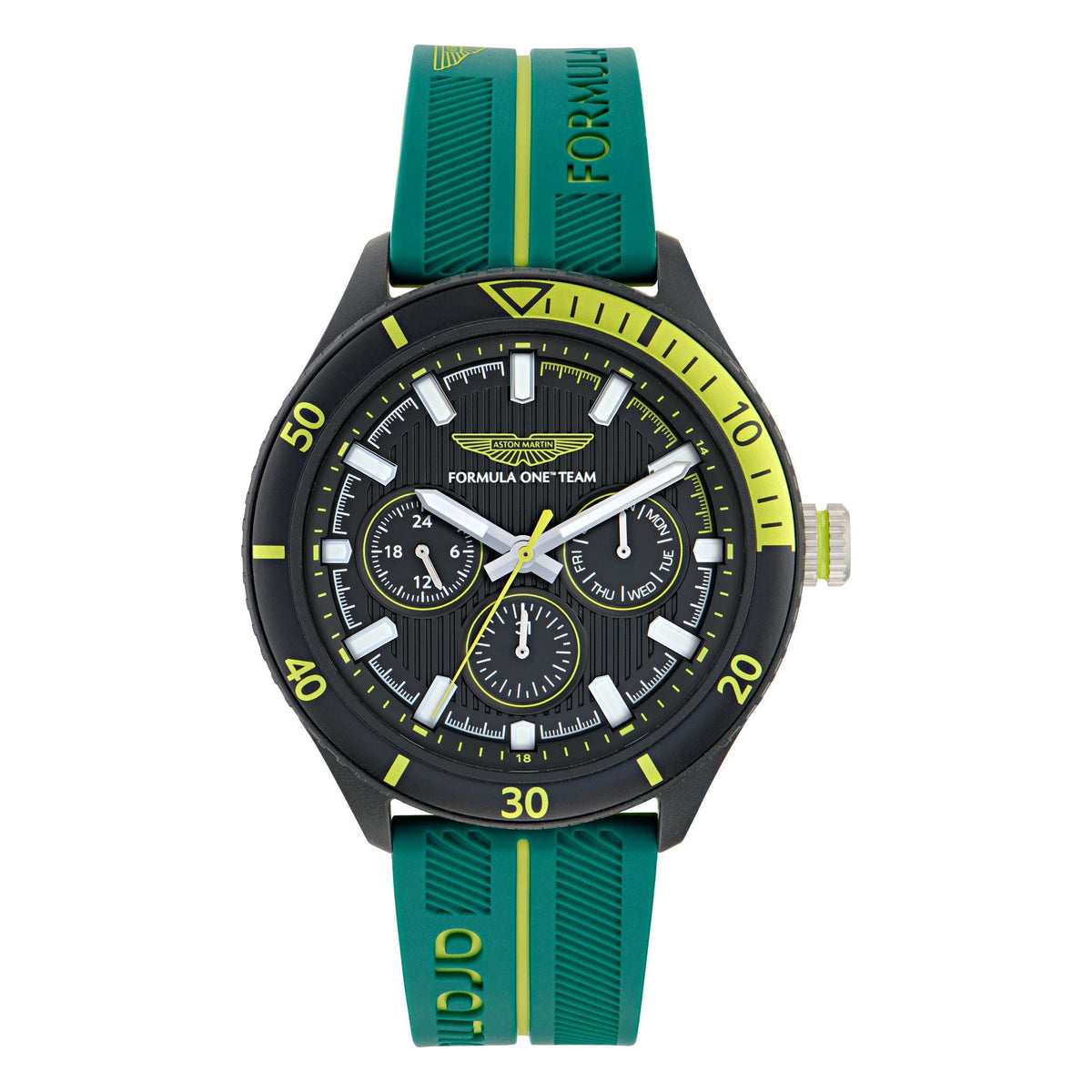 Aston Martin Black Round Dial Analog Men's Watch MTFP1F50143