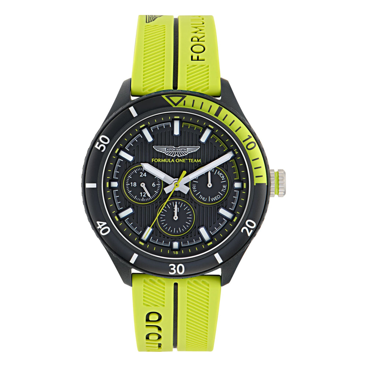 Aston Martin Black Round Dial Analog Men's Watch MTFP1F50243