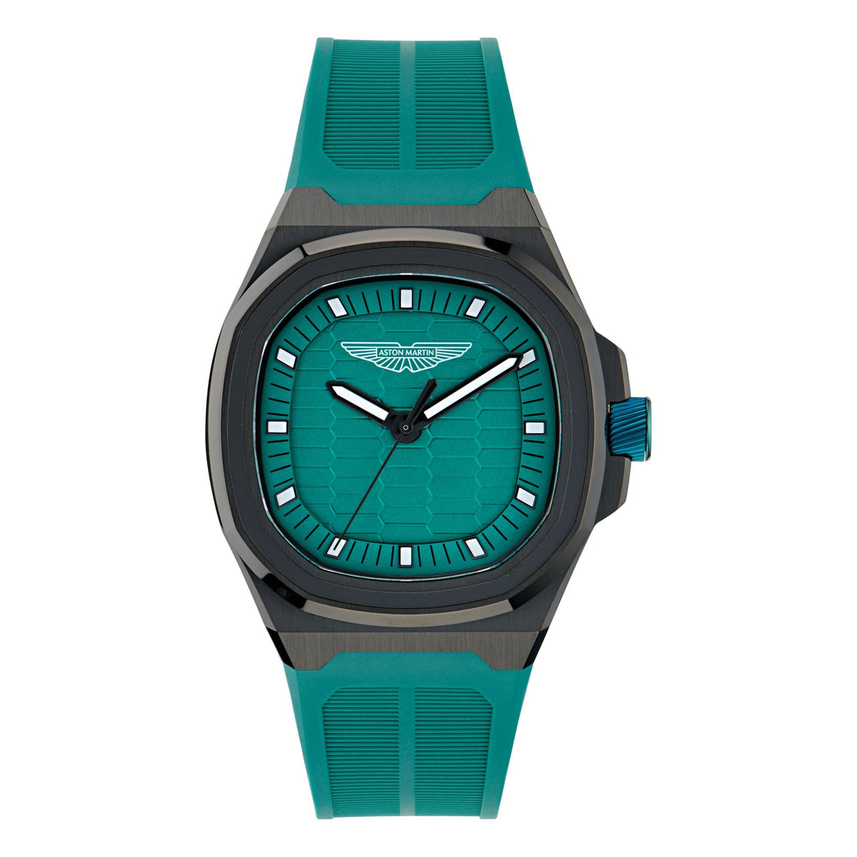 Aston Martin Green Square Dial Analog Men's Watch MTIG1F5013E