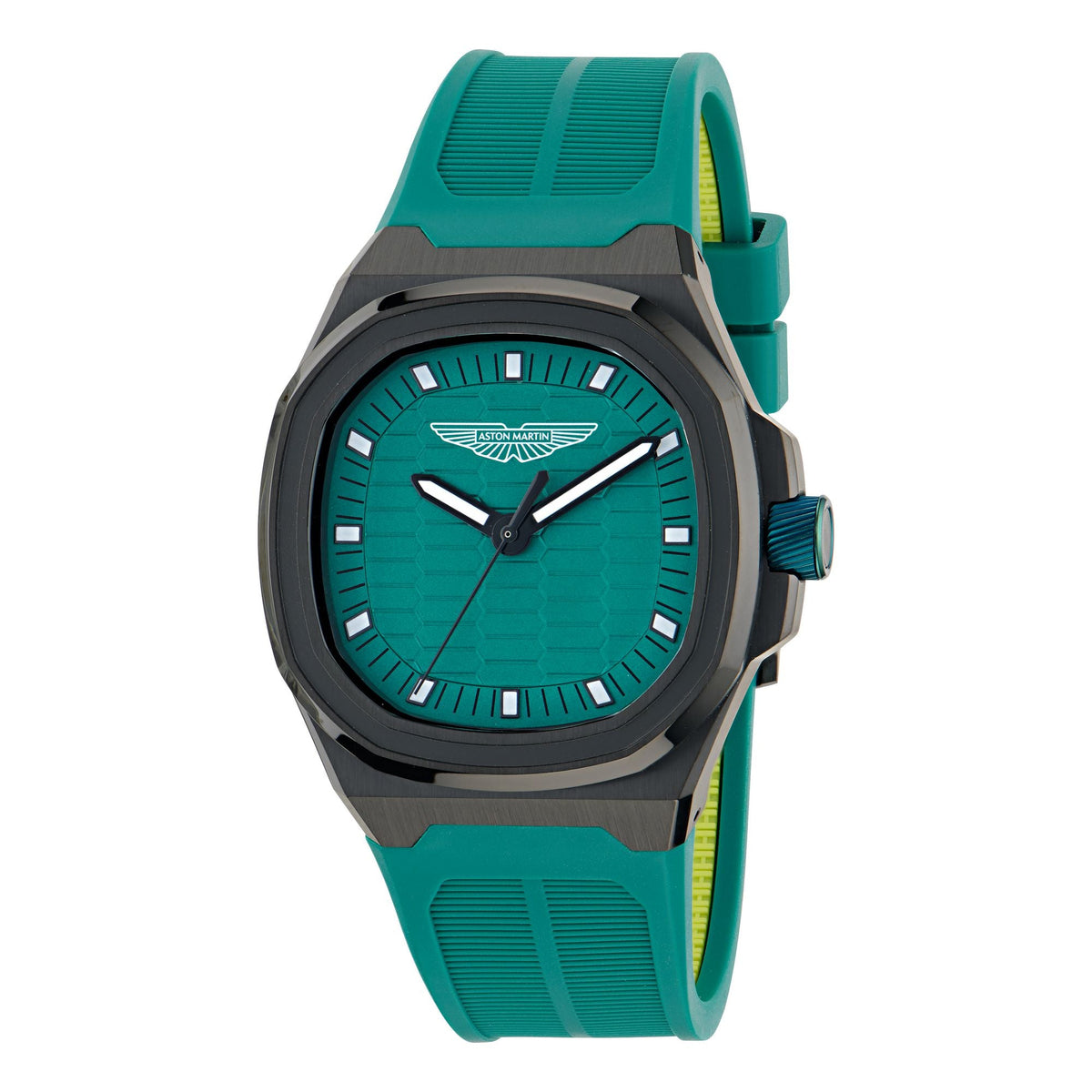 Aston Martin Green Square Dial Analog Men's Watch MTIG1F5013E