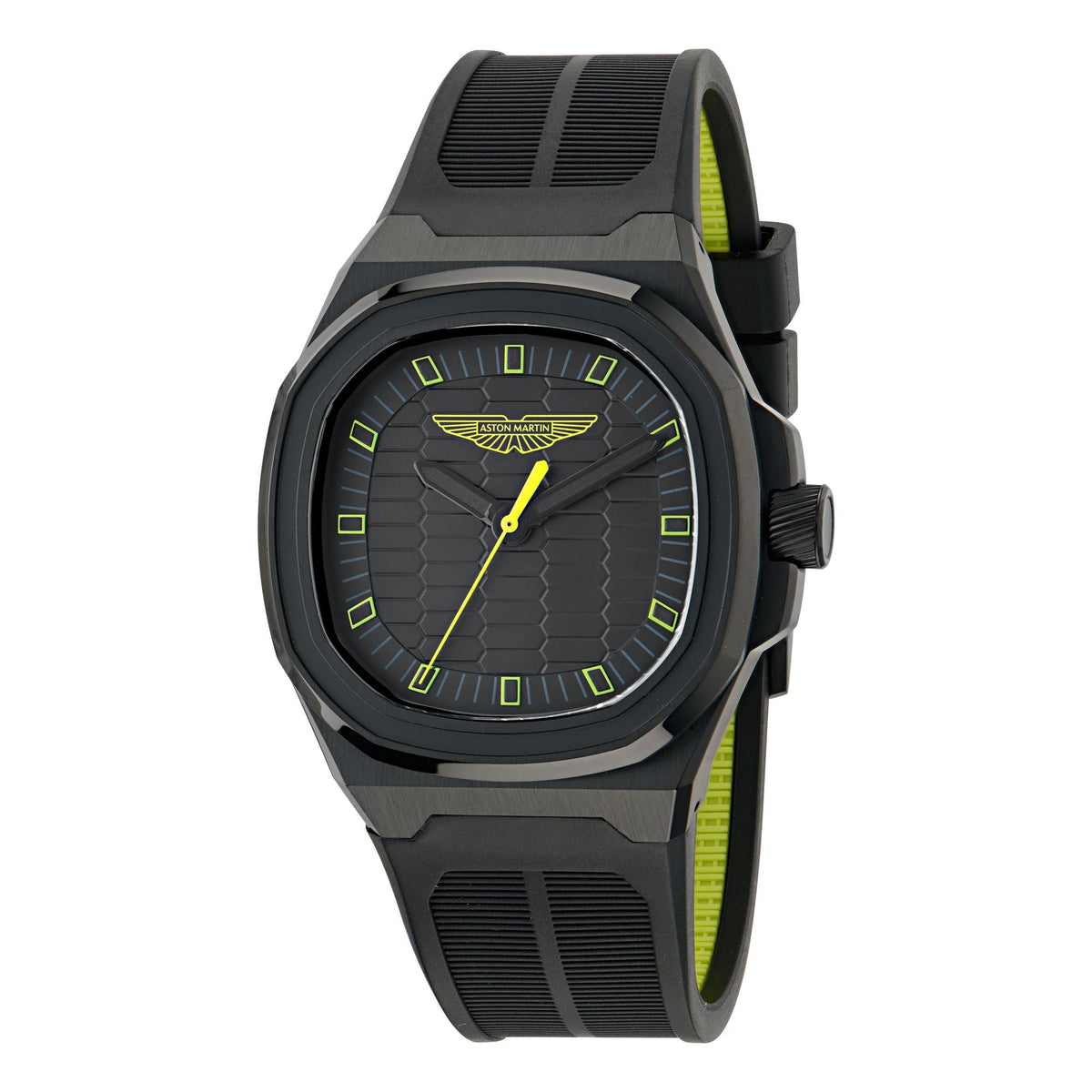 Aston Martin Black Square Dial Analog Men's Watch MTIG1F5033E