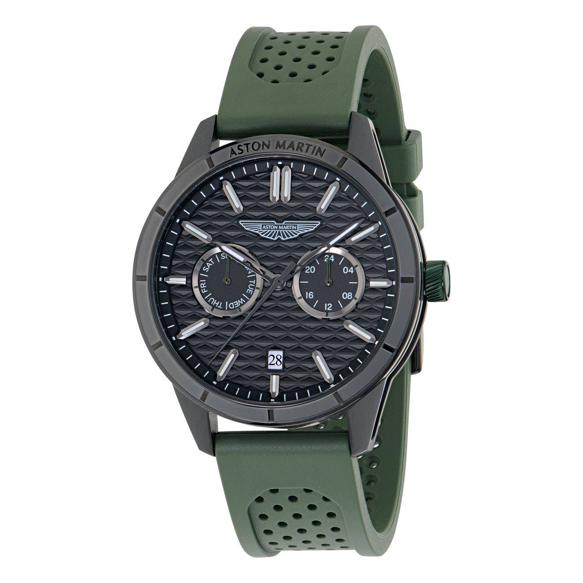 Aston Martin Round 42mm Black Dial Analog Men Watch - MTIH2S6043E