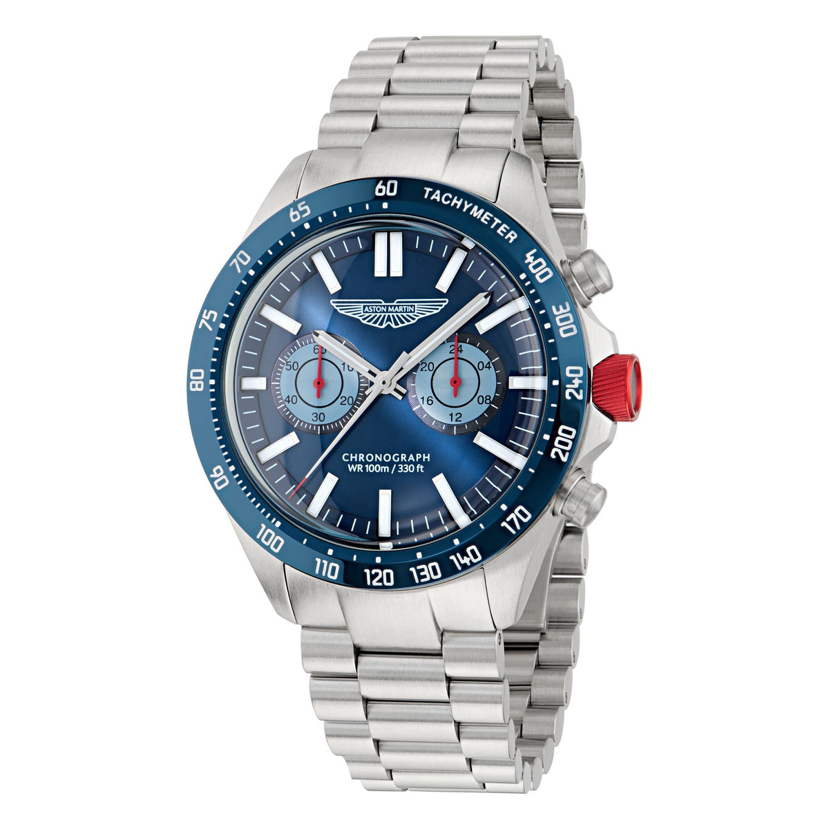 Aston Martin Blue Round Dial Analog Men's Watch MTIS1F5033E