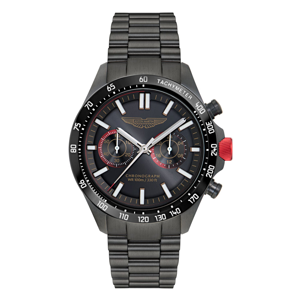 Aston Martin Black Round Dial Analog Men's Watch MTIS1F5043E
