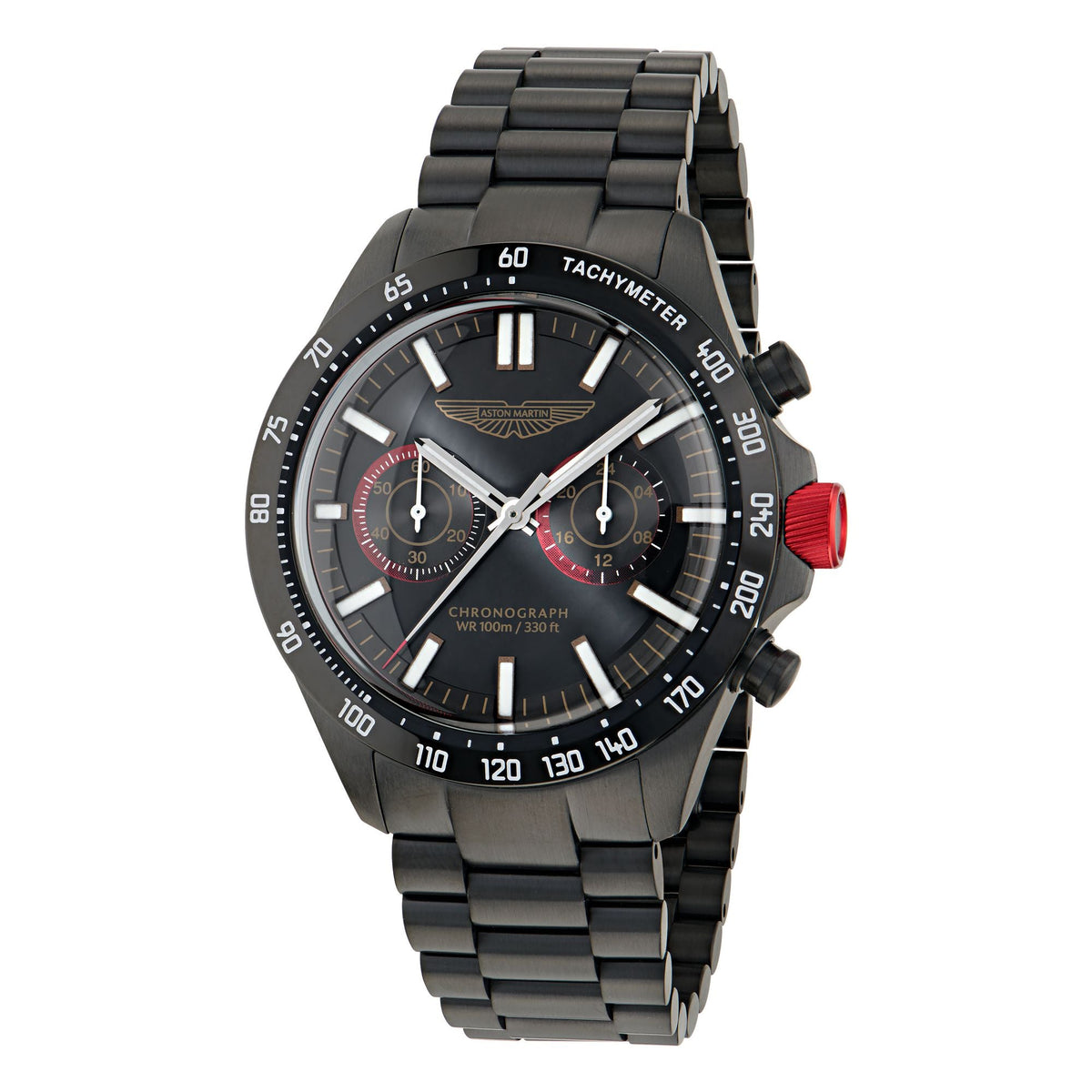 Aston Martin Black Round Dial Analog Men's Watch MTIS1F5043E