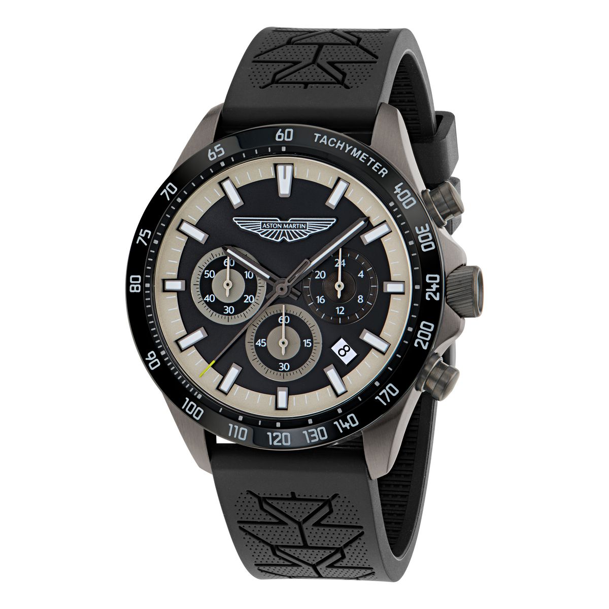 Aston Martin Round 44mm Black Dial Analog Men Watch - MTIS2S6063E