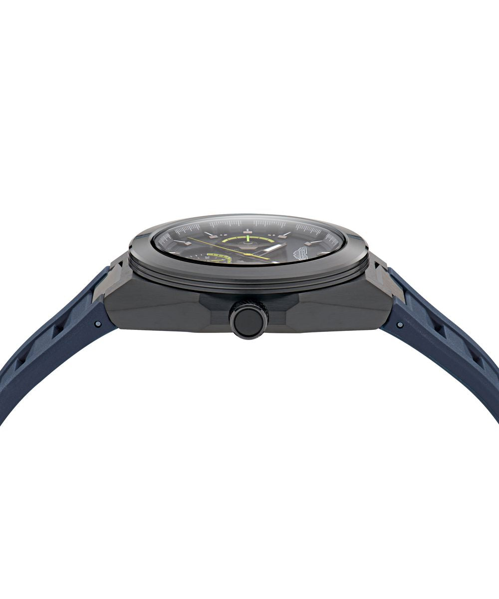 Aston Martin Blue Octogonal Dial Analog Men's Watch MTRI1F5013E