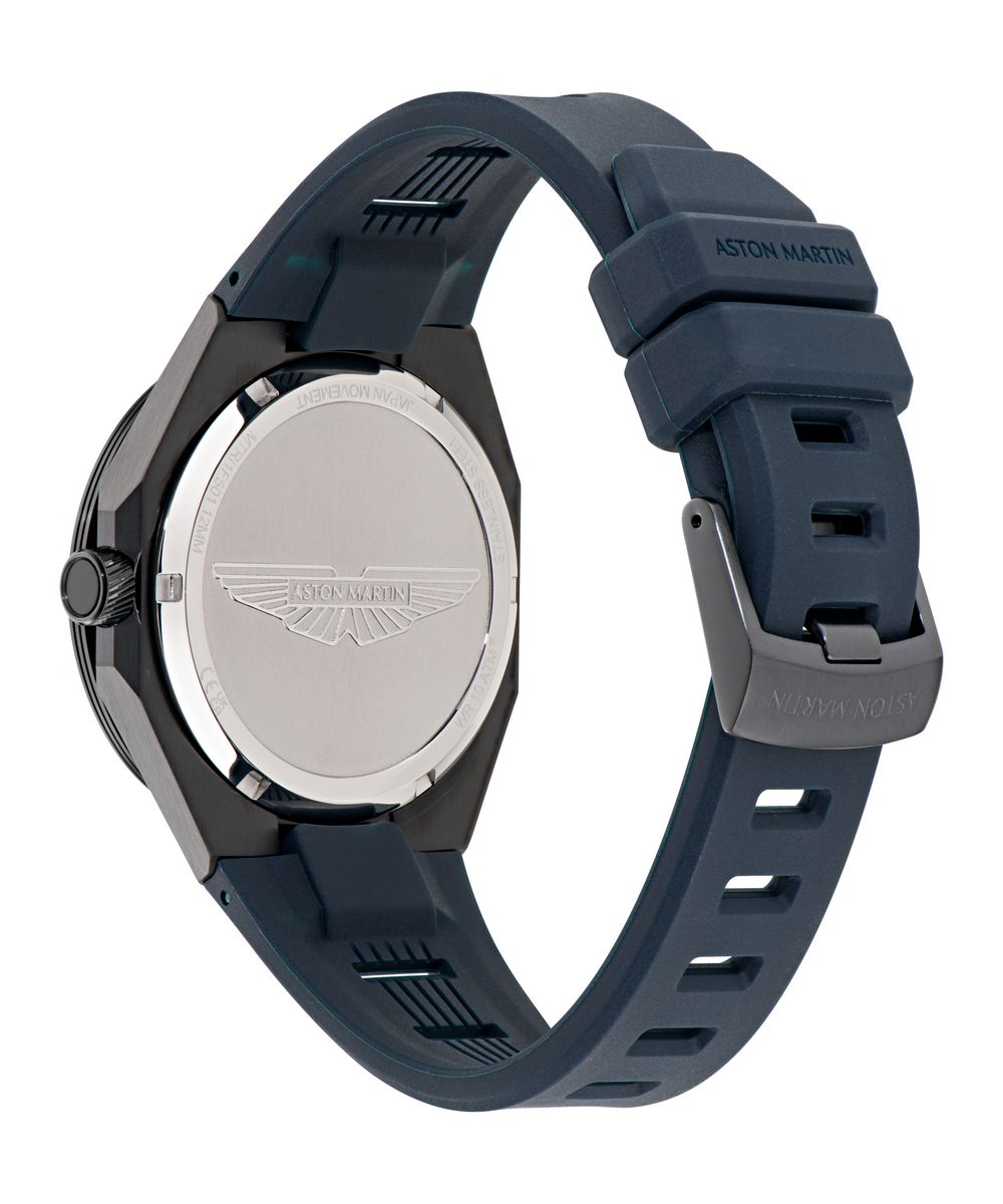 Aston Martin Blue Octogonal Dial Analog Men's Watch MTRI1F5013E