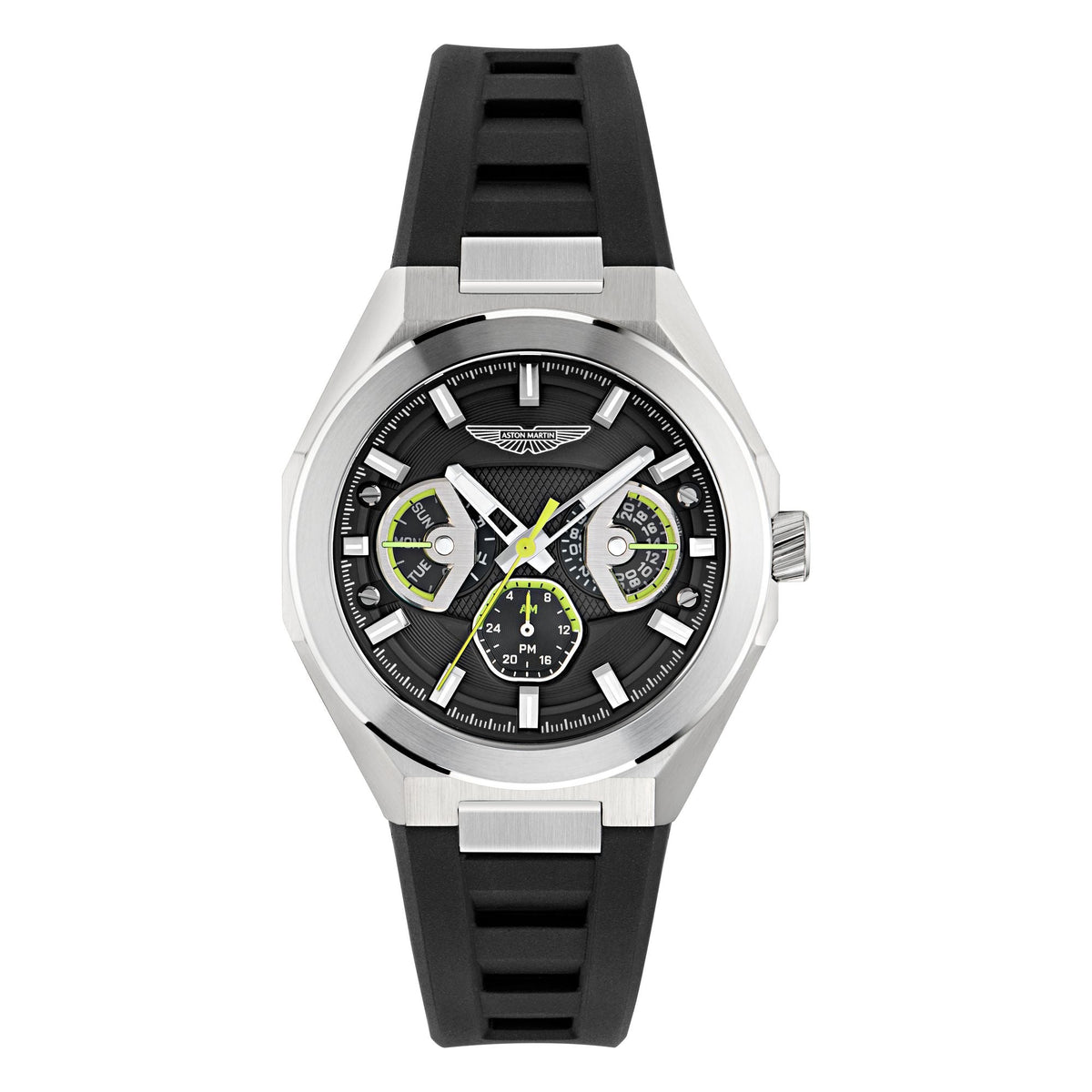Aston Martin Black Octogonal Dial Analog Men's Watch MTRI1F5023E