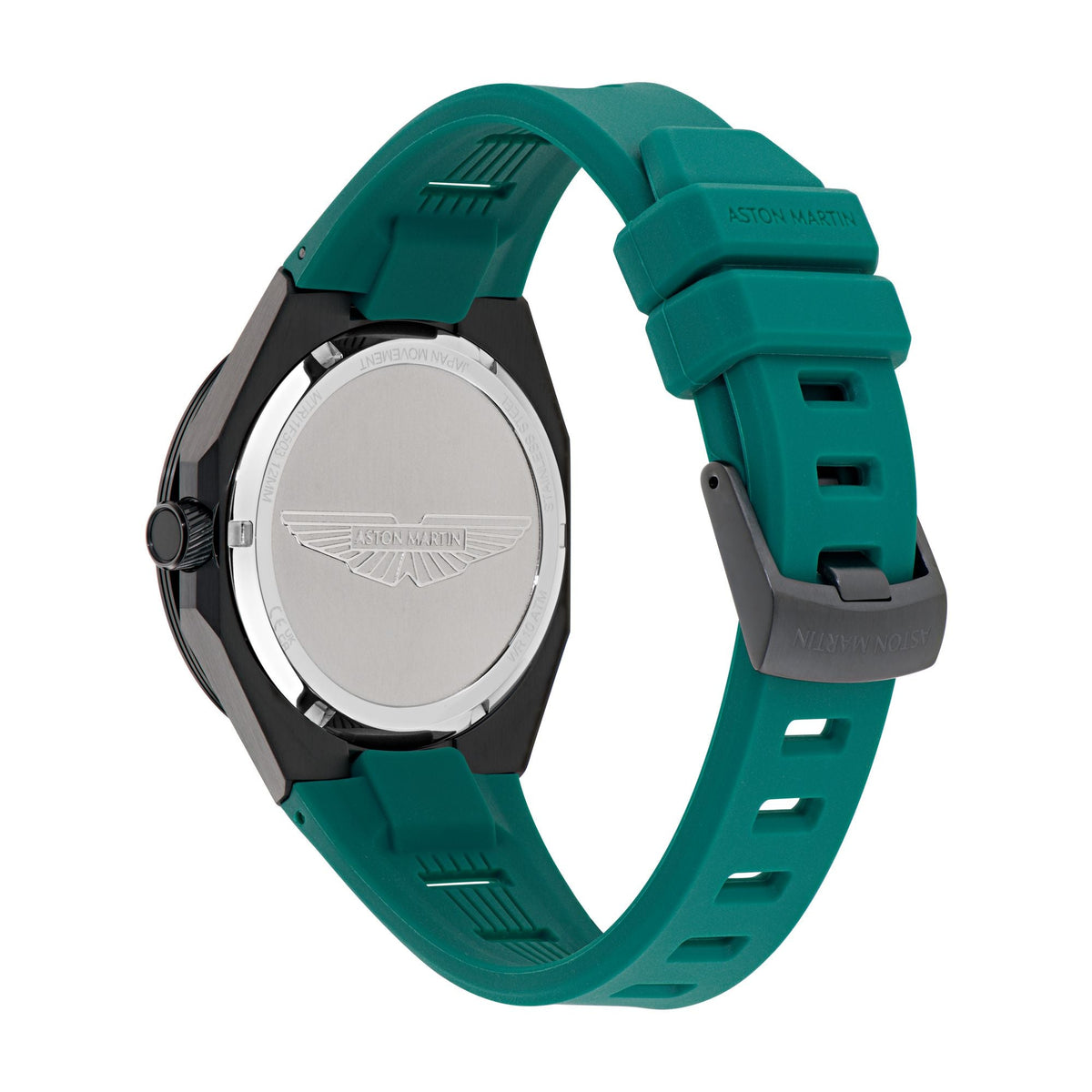 Aston Martin Green Octogonal Dial Analog Men's Watch MTRI1F5033E