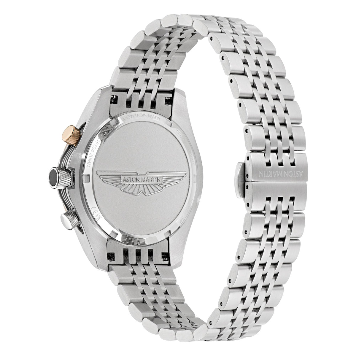 Aston Martin White Round Dial Analog Men's Watch MTRS1F5043E