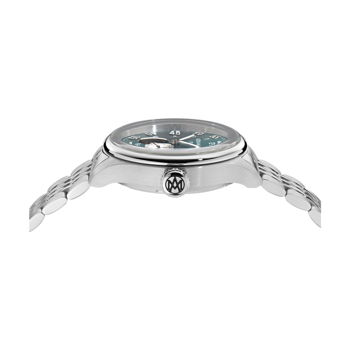 Aston Martin Green Round Dial Automatic Men's Watch MTTS1F5043E