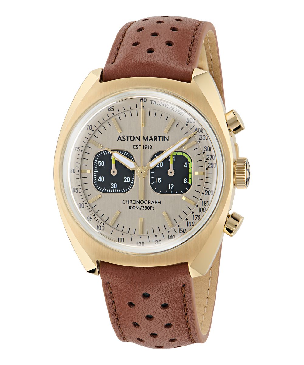 Aston Martin Champagne Round Dial Analog Men's Watch MTTS2F5023E