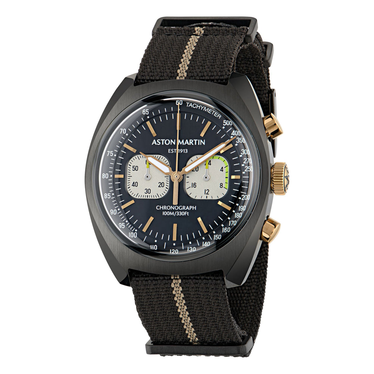 Aston Martin Black Round Dial Analog Men's Watch MTTS2F5043E