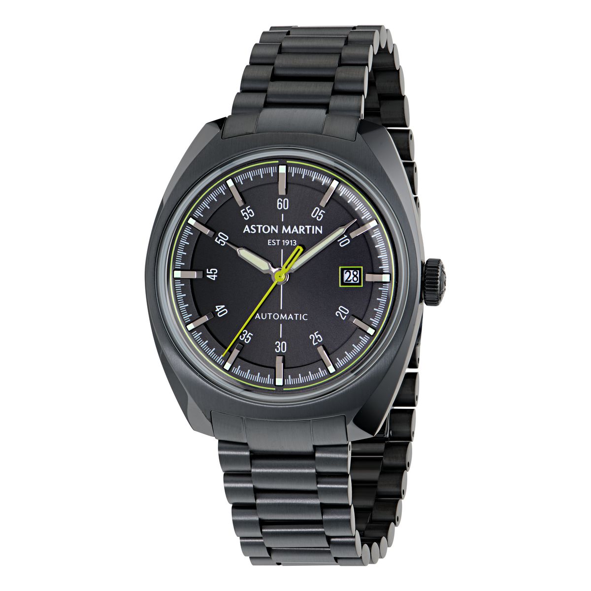 Aston Martin Round 41mm Black Dial Mechanical Automatic Men Watch - MTTS2S6013E