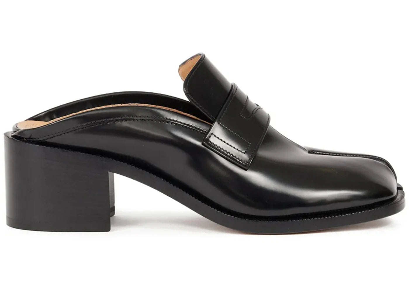 Maison Margiela H55 Tabi City Loafer Mule Black (Women'S)