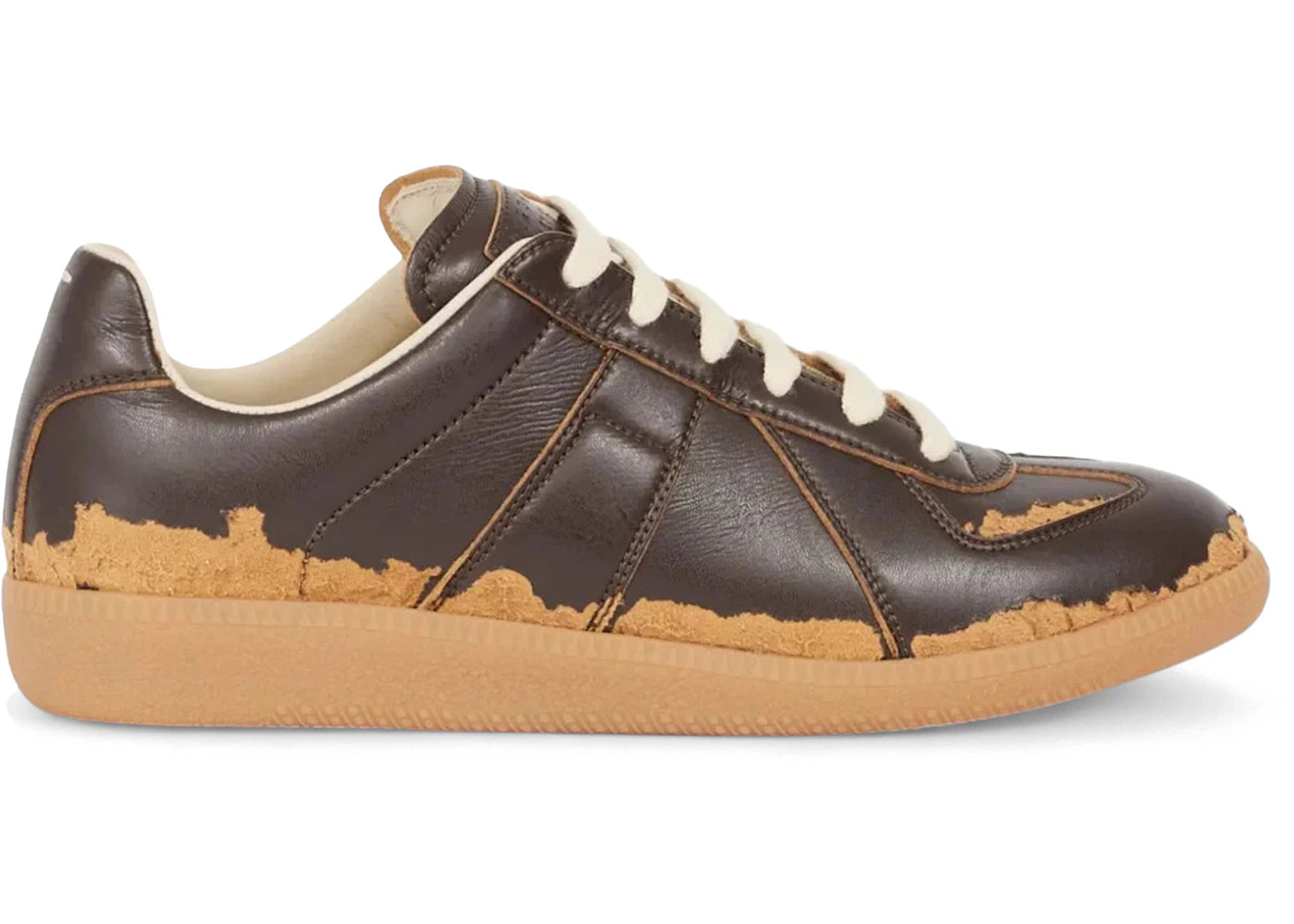 Maison Margiela Replica Dark Brown Camel Distressed (Women'S)