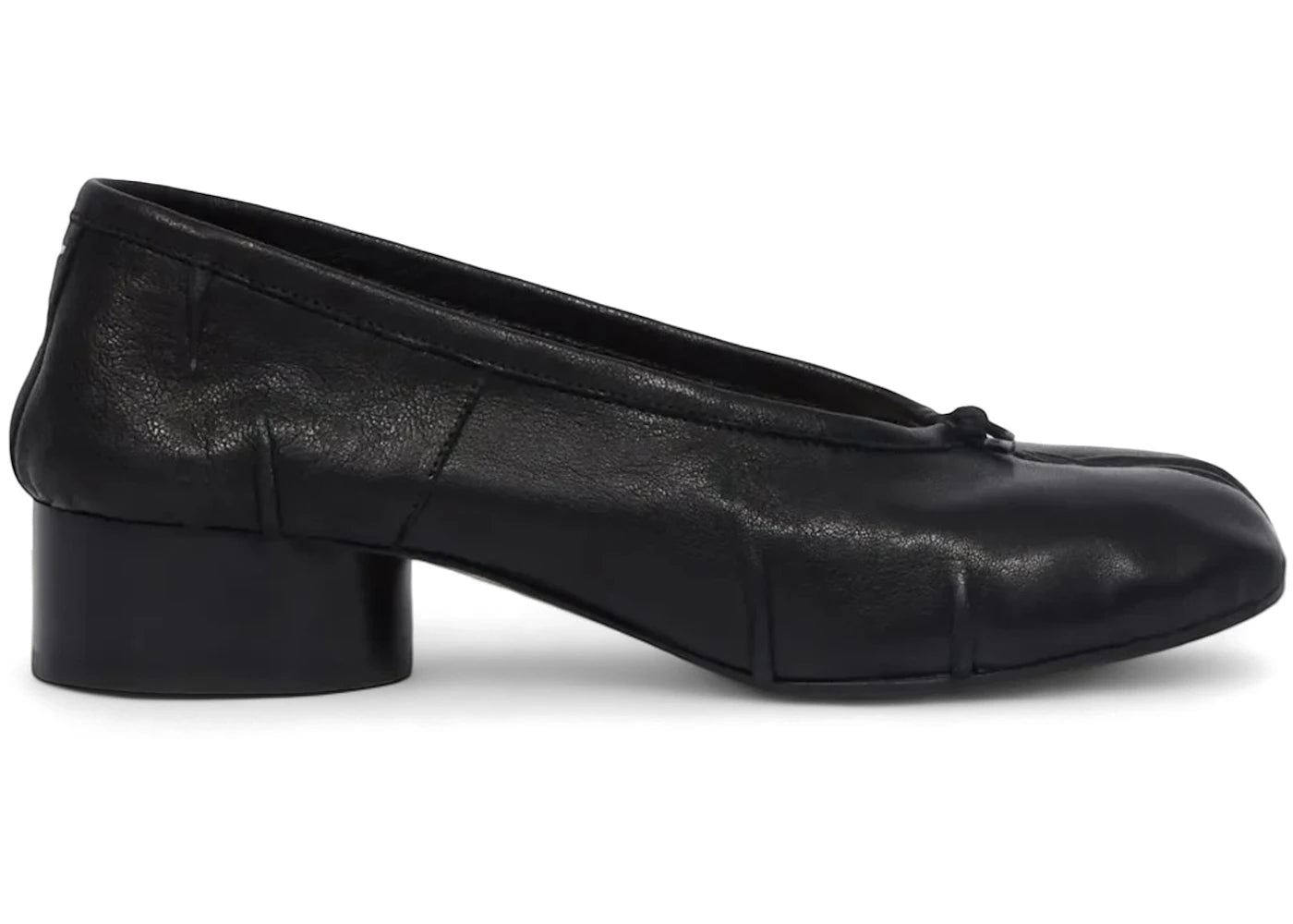 Maison Margiela Tabi New Ballerina Artisanal Vintage Effect Black (Women'S)