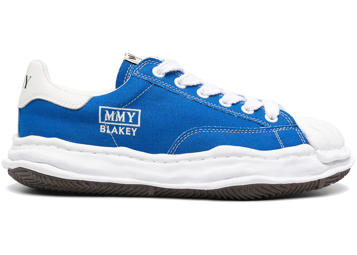 maison mihara yasuhiro blakey og sole canvas low clear blue