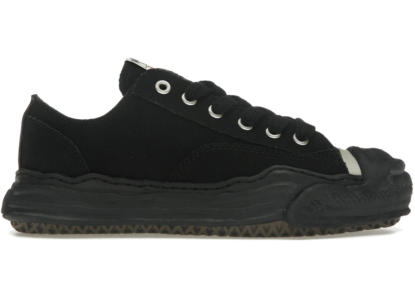 Maison Mihara Yasuhiro Hank Og Sole Canvas Low Black Black