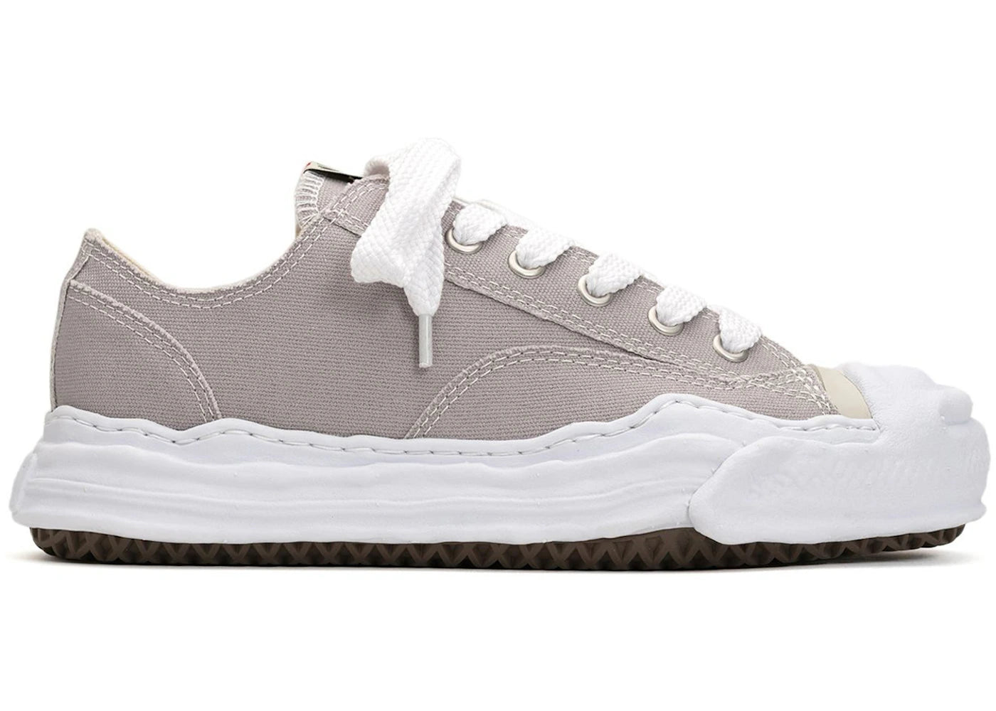 maison mihara yasuhiro hank og sole canvas low gray