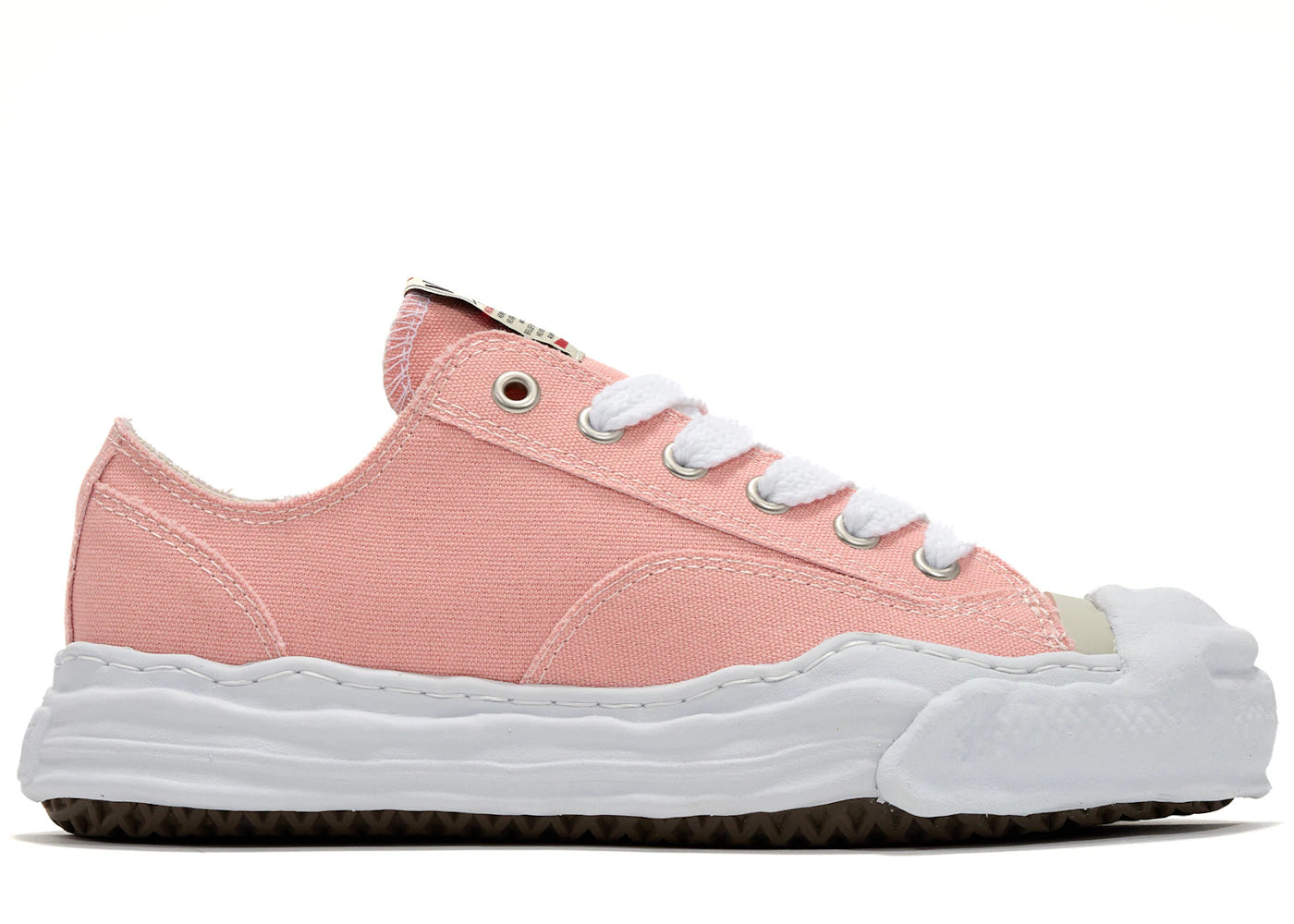 maison mihara yasuhiro hank og sole canvas low pink