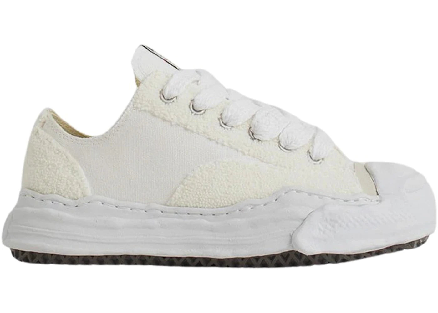 maison mihara yasuhiro hank og sole chenille low white