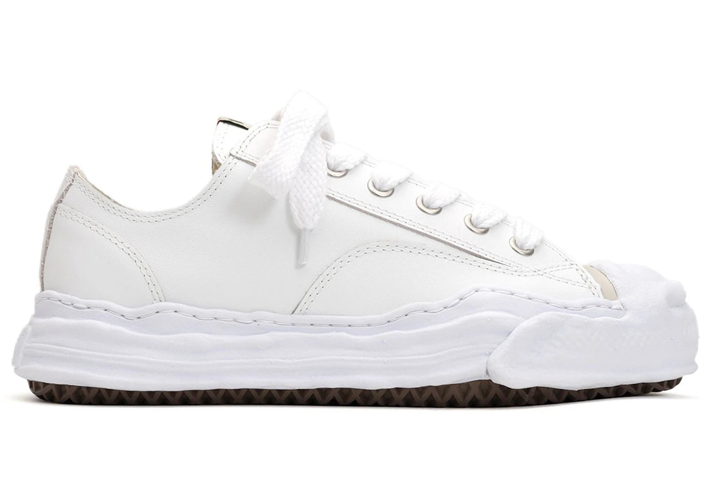 Maison Mihara Yasuhiro Hank Og Sole Leather Low White