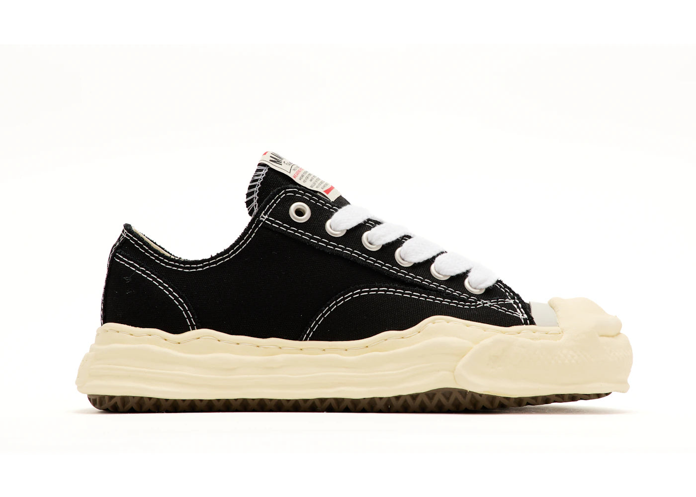 Maison Mihara Yasuhiro Hank Vintage Sole Canvas Low Black