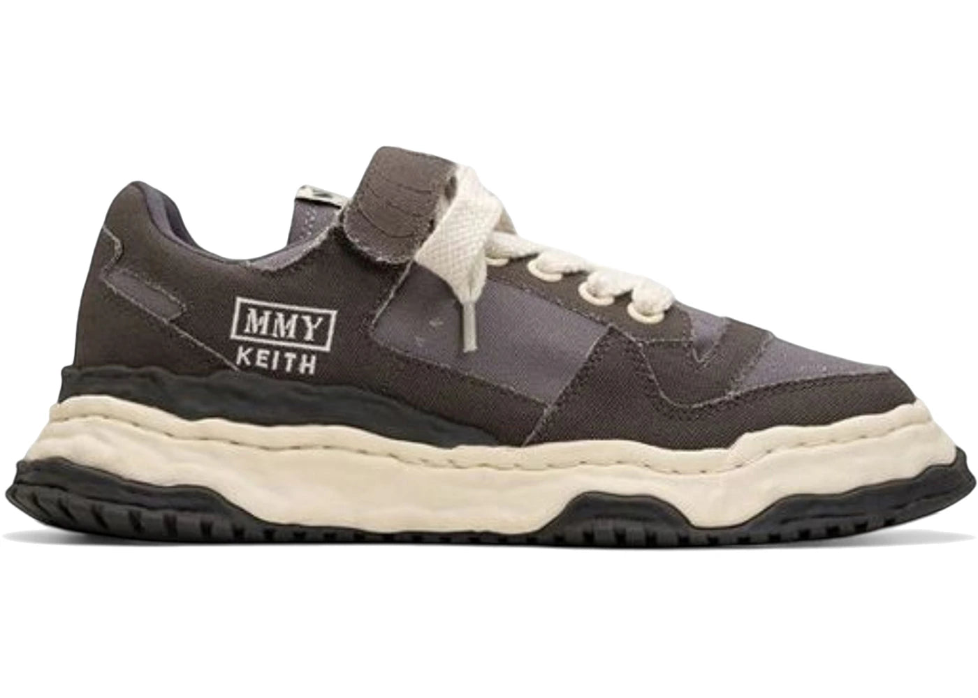 maison mihara yasuhiro keith og sole canvas low grey