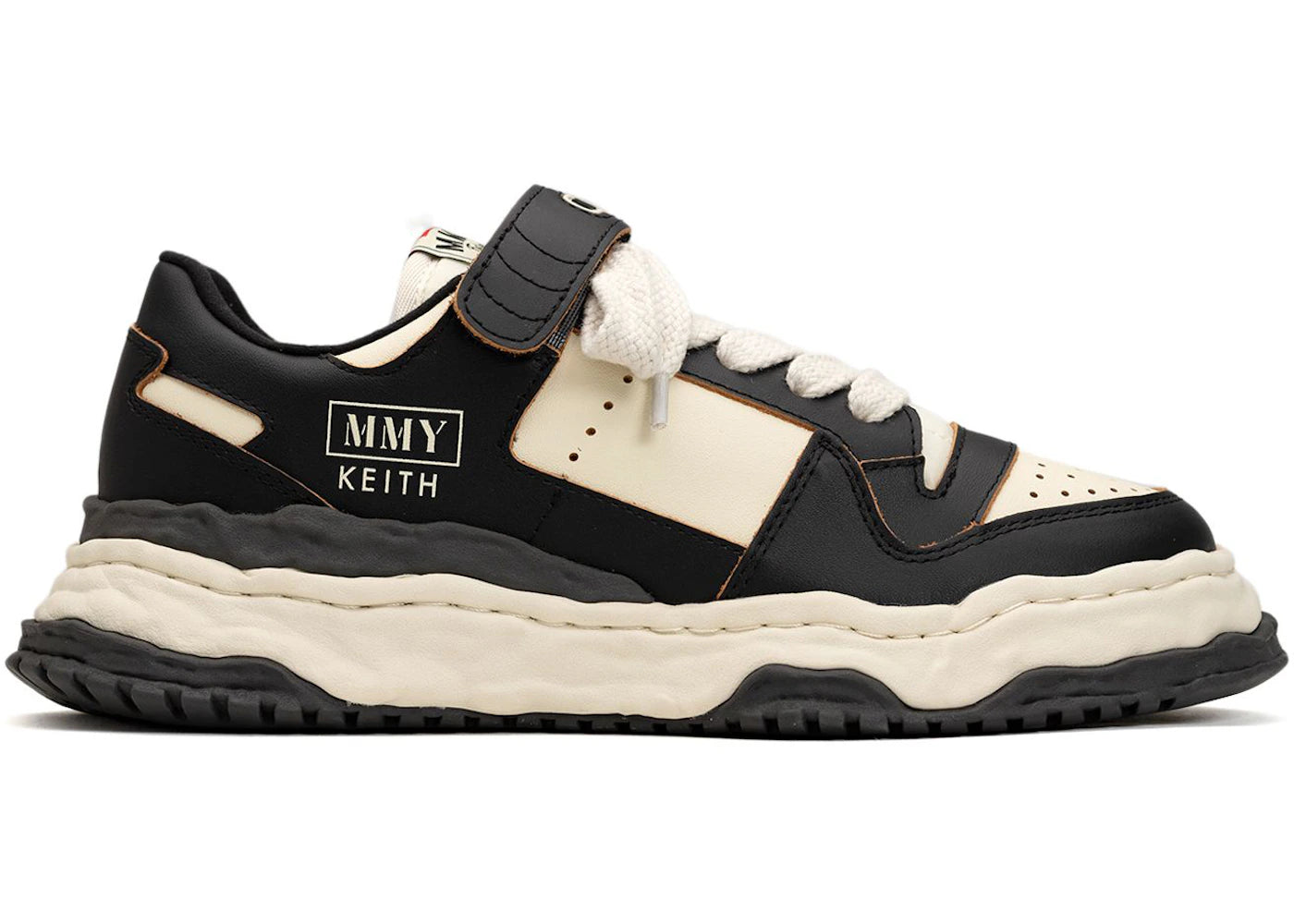 Maison Mihara Yasuhiro Keith Og Sole Leather Black White