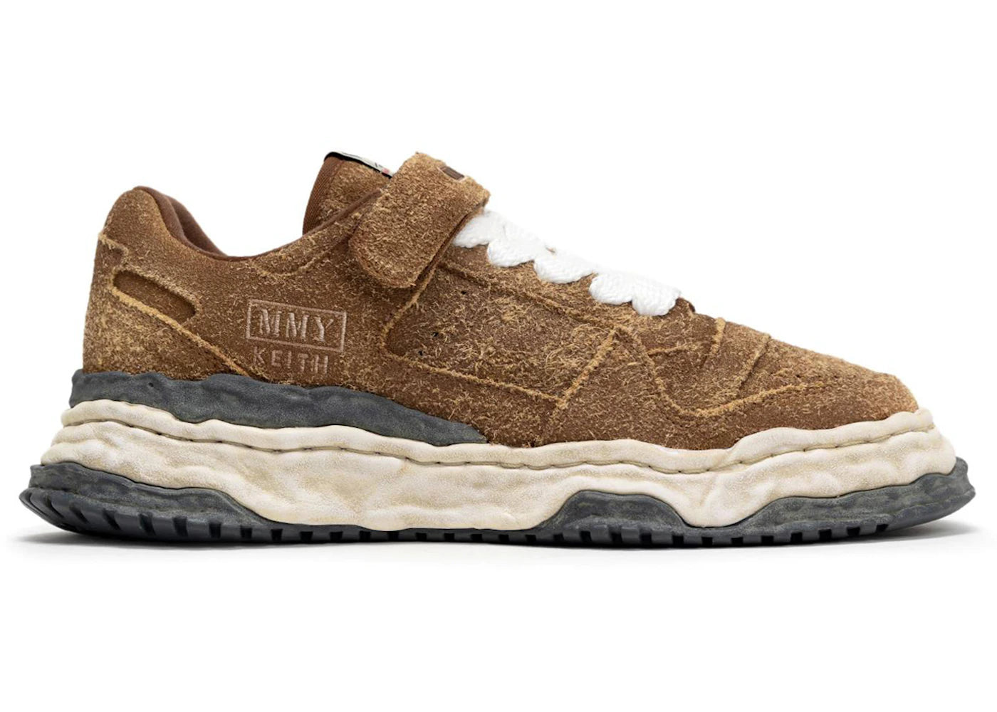 Maison Mihara Yasuhiro Keith Og Sole Suede Low Brown