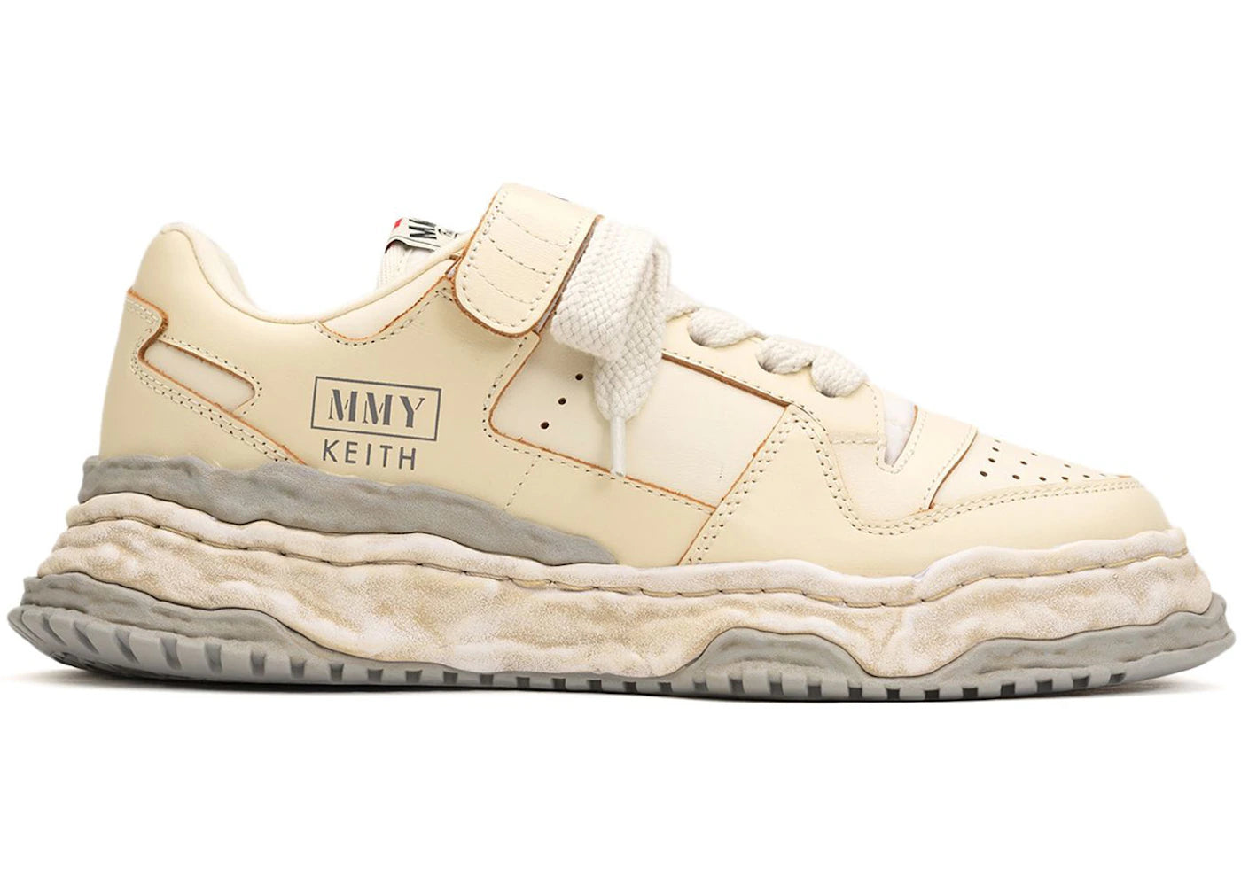 maison mihara yasuhiro keith og sole vl leather low white