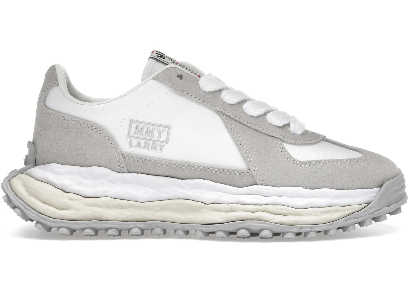 Maison Mihara Yasuhiro Larry Og Sole Mix Material Low White